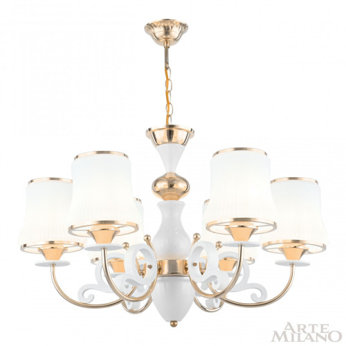 Подвесная люстра Arte Milano Florentia-1097 301097/6 Wh/Gd
