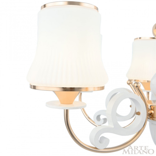 Подвесная люстра Arte Milano Florentia-1097 301097/6 Wh/Gd