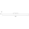 Трековый однофазный светильник заливающего света Lightstar Uno CCT 269907CCT
