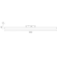 Трековый однофазный светильник заливающего света Lightstar Uno CCT 269907CCT