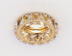 Встраиваемый светильник Ambrella Light K112 CL/G