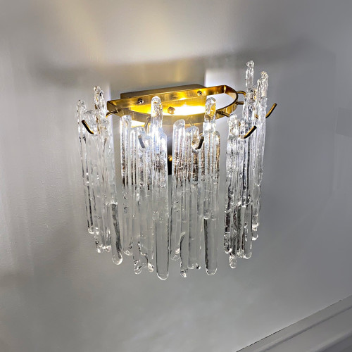 Настенный светильник 771331 gold/clear