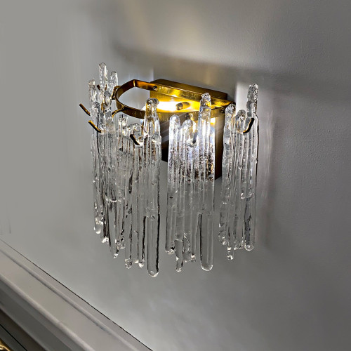 Настенный светильник 771331 gold/clear