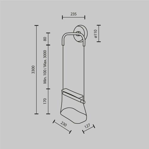Настенный светильник Maytoni Cabaret MOD170WL-L8BS3K1