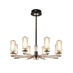 Люстра на штанге Indigo Grandioso 13038/8R Black V000186L