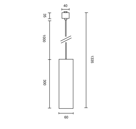Трековый светильник Maytoni Technical Focus TR025-1-GU10-B