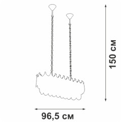 Подвесная люстра Vitaluce V5813-8/11