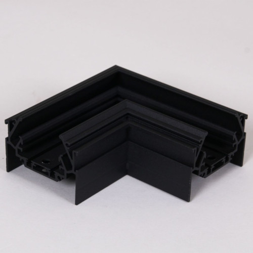 Магнитный шинопровод для натяжных потолков (гарпун) Reluce RL 06301 corner connector BK