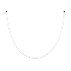 Трековый магнитный светильник Arlight MAG-ORIENT-TUBE-ELASTIC-R25-L2500-35W Warm3000 (BK, 360 deg, 48V) 044329
