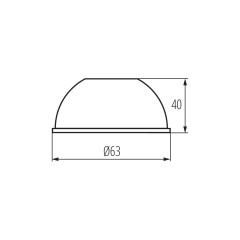 Рефлектор для трекового светильника Kanlux Ref 33140