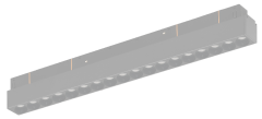 Трековый магнитный светильник iLedex Vision 4822-002-L350-18W-38DG-3000K-BK