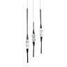 Подвесной светильник Pezzo 3 pearl black