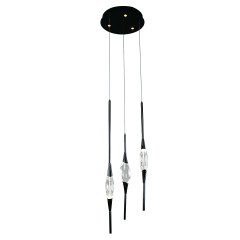Подвесной светильник Pezzo 3 pearl black