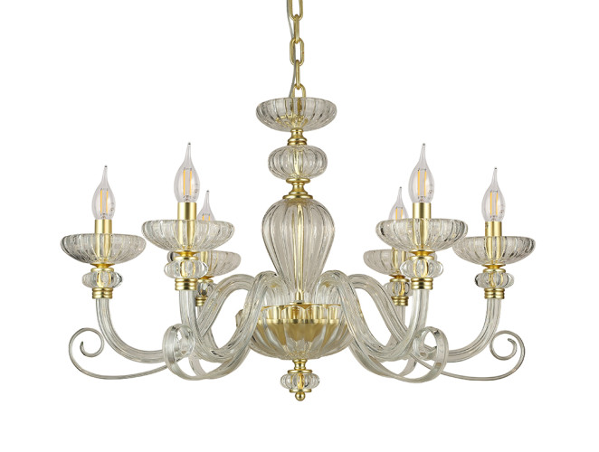 Подвесная люстра Newport 8626/C mat.soft gold clear М0071526