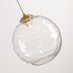 Подвесной светильник MD25030001-1A brass/clear