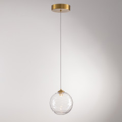 Подвесной светильник MD25030001-1A brass/clear