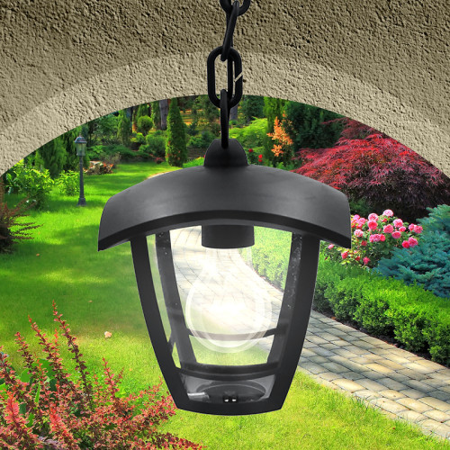 Уличный подвесной светильник ЭРА НСУ 07-40-001 «Марсель» черный Б0051193