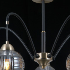 Люстра на штанге Illumico IL0433-5PSQ-79 BK AB