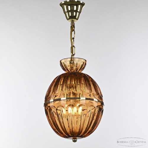 Подвесной светильник Bohemia Ivele Crystal 5480/22 G Amber/M-1H