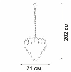 Подвесная люстра Vitaluce V5813-8/17
