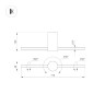 Накладной светильник Arlight SP-PICASO-M-TURN-L700-12W Day4000 (WH, 100 deg, 230V) 047347