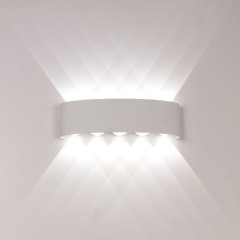 Уличный настенный светильник AM Group AM307-10X1W WH4000K