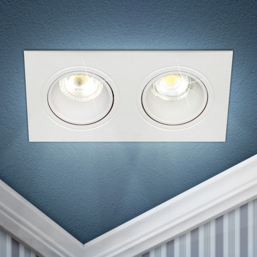 Встраиваемый светильник Эра KL90-2 WH Б0054371