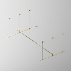 Основание двухуровневое на тросовых подвесах Hang для трековых светильников Maytoni Technical Flarity TFC-Flar-H07-BS