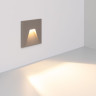 Светильник для ступеней Arlight LT-TIE-S100-3W Warm3000 (GR, 75x30 deg, 230V) (IP65 Бетон) 050875