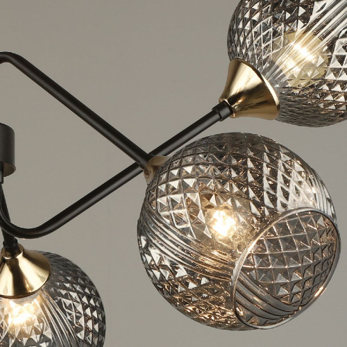 Люстра на штанге Reluce 04898-0.3-06 COFFEE+FGD