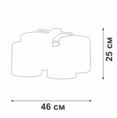 Потолочная люстра Vitaluce V28820-1/4PL
