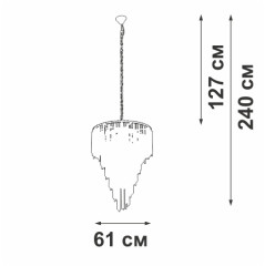 Подвесная люстра Vitaluce V5893-9/10