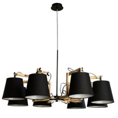 Подвесная люстра Arte Lamp Pinocchio A5700LM-8BK