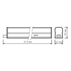 Мебельный светильник Gauss TL 930411204