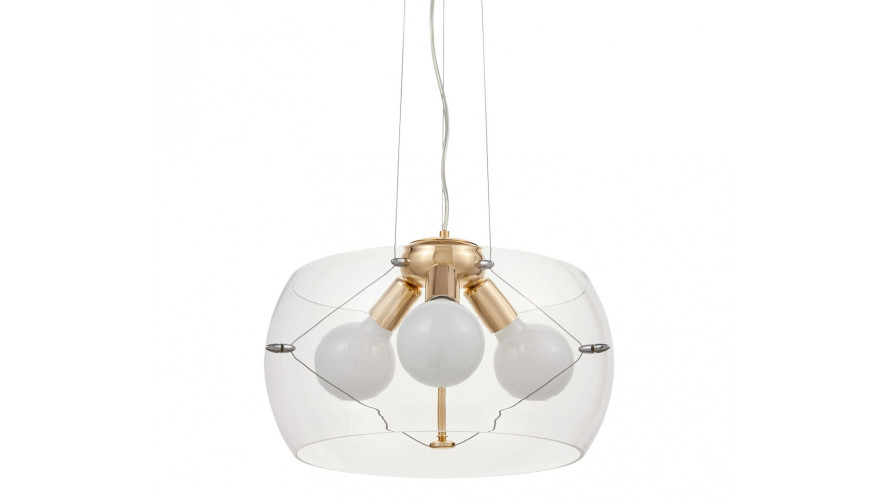 Подвесная люстра Lumina Deco Globo LDP 6018-400 PR+F.GD