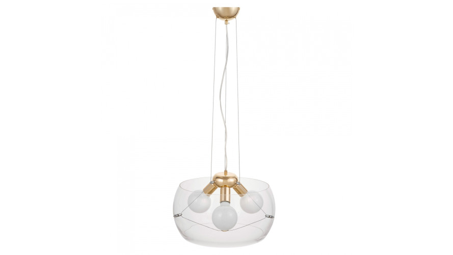 Подвесная люстра Lumina Deco Globo LDP 6018-400 PR+F.GD