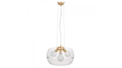 Подвесная люстра Lumina Deco Globo LDP 6018-400 PR+F.GD
