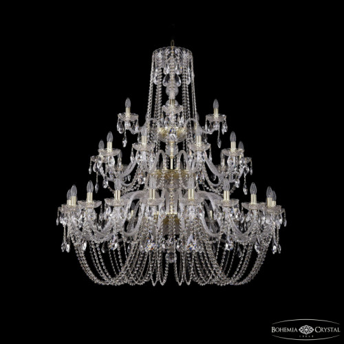 Подвесная люстра Bohemia Ivele Crystal 1402/20+10+5/460/3d G