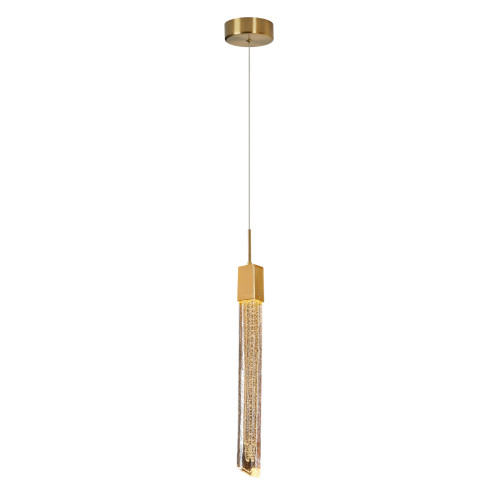 Подвесной светильник OD2510-1 gold/clear