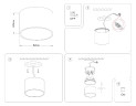 Накладной светильник Ambrella Light GX Standard Tech TN5358