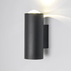 Уличный настенный светильни Elektrostandard Column 35138/U черный 4690389194566 a063022