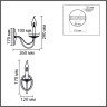 Бра Lumion Classi Incanto 8033/1W