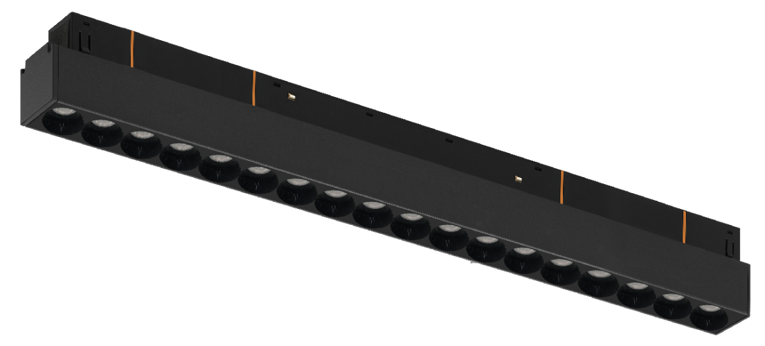 Трековый магнитный светильник iLedex Vision SMART 4822-002-L350-18W-38DG-BK