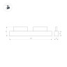 Трековый магнитный светильник Arlight MAG-ORIENT-FLAT-L465-16W Day4000-MIX (BK, 100 deg, 48V, TUYA) 048189(1)