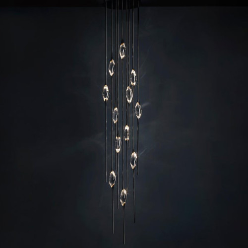 Подвесной светильник Pezzo 12 pearl black