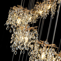 Каскадная люстра Modelux ML.6555.25 GD