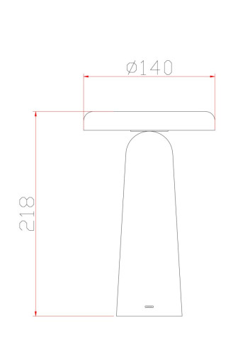 Настольная аккумуляторная лампа Freya Mushroom FR6109TL-L4B