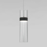 Подвесной светильник Eurosvet Lumen 50244/1 LED черный/прозрачный a061288