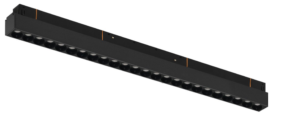 Трековый магнитный светильник iLedex Vision 4822-002-L460-24W-38DG-3000K-BK