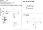 Настенный светильник Crystal Lux VECTOR AP15W LED BL